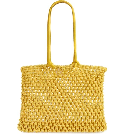 Clare V Sandy Net Tote - Yellow