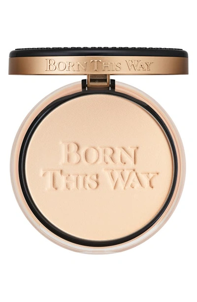 Too Faced Born This Way Undetectable Medium-to-full Coverage Powder Foundation In Cloud - Fairest W/ Neutral To Rosy Undertones