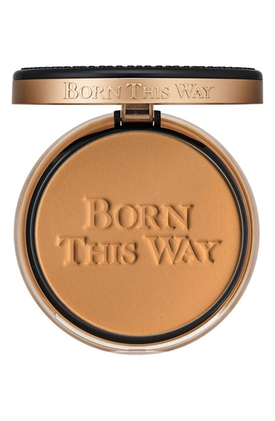 Too Faced Born This Way Buildable Coverage Powder Foundation In Warm Sand - Tan W/ Golden Undertones