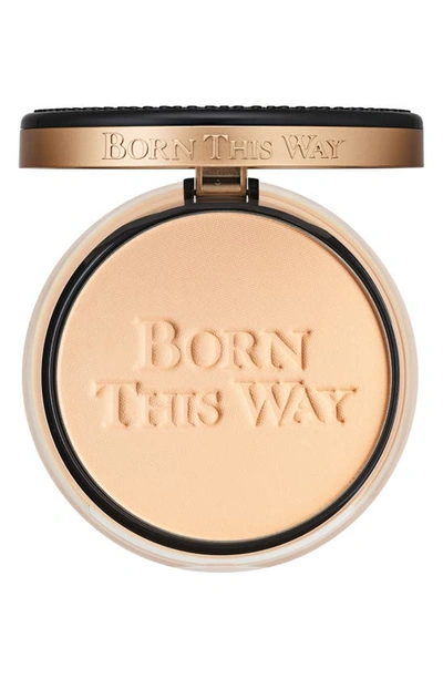 Too Faced Born This Way Buildable Coverage Powder Foundation In Porcelain - Fair W/ Neutral Undertones