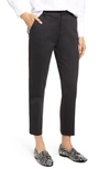 Vince Camuto Slim Leg Tech Ponte Ankle Pants In Dark Heather Grey