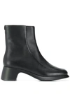 Camper Trisha Bootie In Black Leather