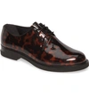 Camper Iman Derby Flat In Multicolor Leather