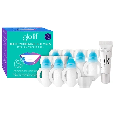 Glo Science Glo Lit&trade; Teeth Whitening Vials 7 Pack + Lip Care 7 Vials