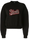 Msgm Embellished Youth Sweatshirt In Black