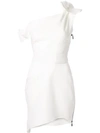 Maticevski 'potion' One-shoulder-kleid In White