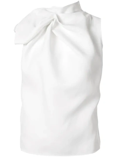Maticevski Deadly Gathered Blouse In White