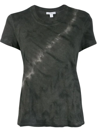 James Perse Round Neck T-shirt In Grey