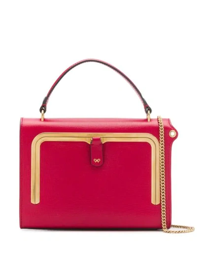 Anya Hindmarch Small Postbox Bag In Red