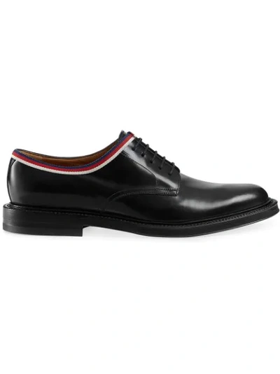 Gucci Men's Beyond Leather Lace-up Shoes In Nero
