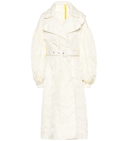 Moncler Genius 4 Moncler Simone Rocha Dinah Embroidered Shell-down Jacket In White