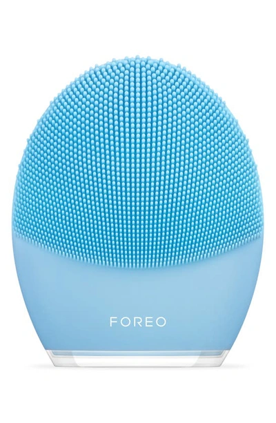 Foreo Luna 3 Facial Cleansing Brush For Combination Skin In Blue