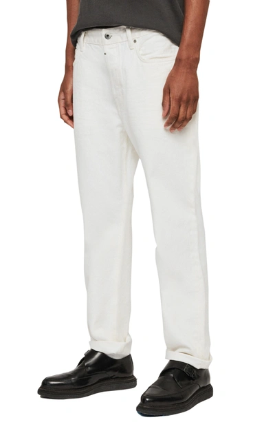 Allsaints Nara Straight Leg Jeans In White