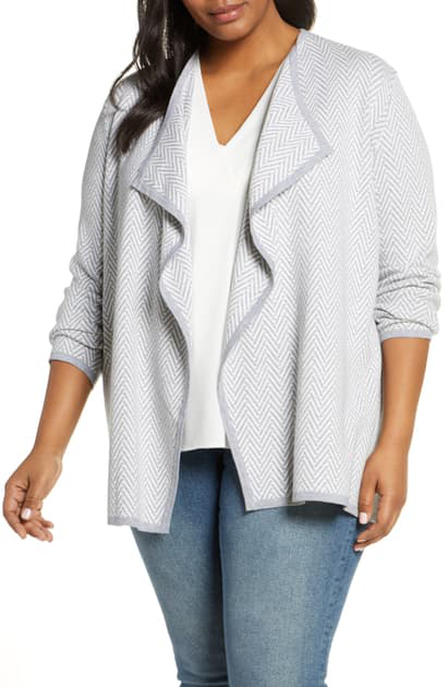 herringbone cardigan vince camuto