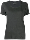 Isabel Marant Étoile Round Neck T-shirt In Grey