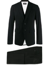 Dsquared2 Three-piece Virgin Wool Suit In Black