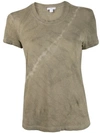James Perse Round Neck T-shirt In Green