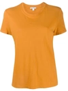 James Perse Round Neck T-shirt In Orange