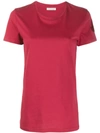 Moncler Round Neck T-shirt In Red