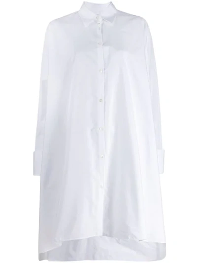 Maison Margiela Maxi Shirt In 100 White