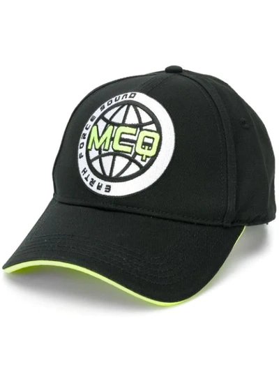Mcq By Alexander Mcqueen Logo Baseball Cap In Black