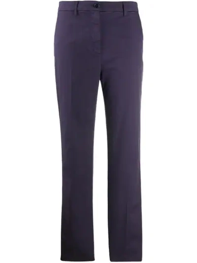 Aspesi Straight Leg Trousers - Lila In Purple