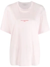 Stella Mccartney 2001 Stamped Logo T-shirt Pink