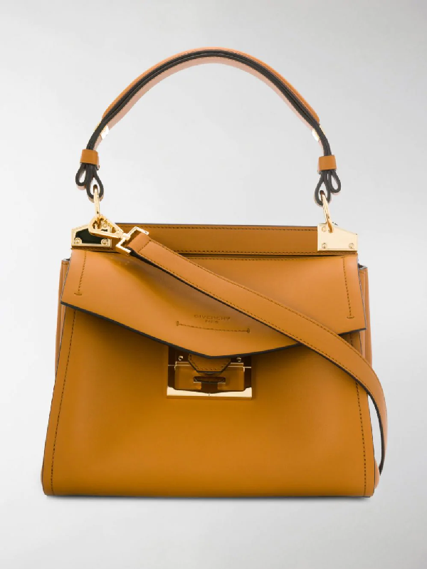 Givenchy Tan Small Mystic Top Handle Bag In Brown | ModeSens