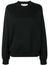 Victoria Beckham Logo Sweatshirt In Black