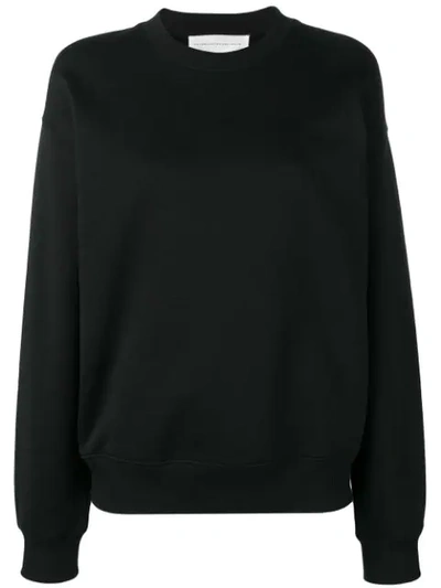 Victoria Victoria Beckham Logo Sweatshirt In Black