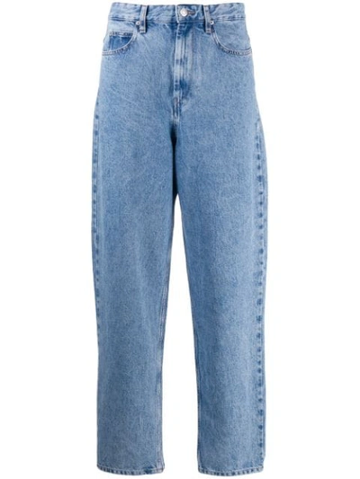 Isabel Marant Étoile High-rise Tapered Jeans In Blue