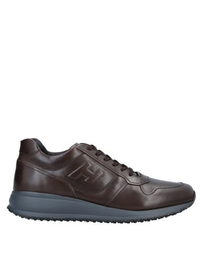 Hogan Sneakers In Brown