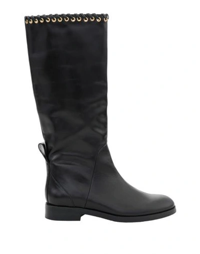 See By Chloé Knee Boots In Black
