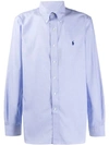 Polo Ralph Lauren Logo Long-sleeve Shirt - Blue