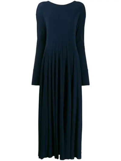 Jil Sander Oversized Day Dress In Blue
