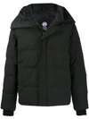 Canada Goose Parka Coat In Black