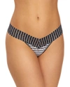 Hanky Panky Inside Out Stripe Low-rise Lace Thong
