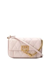 Givenchy Quilted Logo Plaque Mini Bag In 680 Pale Pink