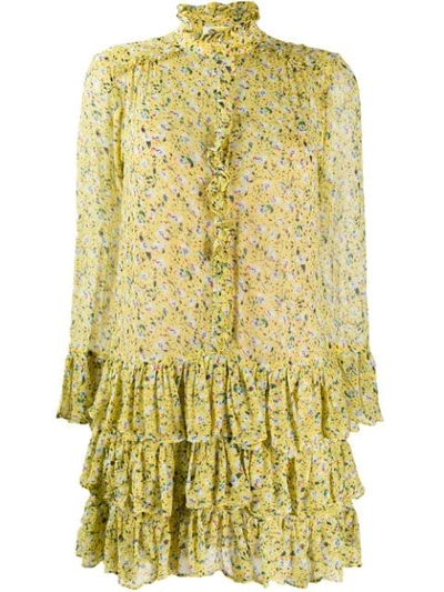 Zadig & Voltaire Rebbie Anemone Dress In Yellow