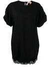 N°21 Puff-sleeve Dress In 9000 Black