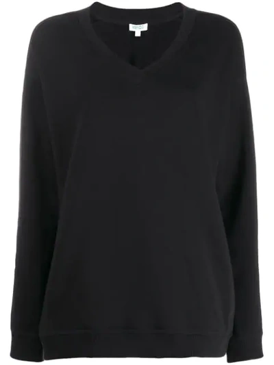 Kenzo Sweatshirt Mit V-ausschnitt In Black