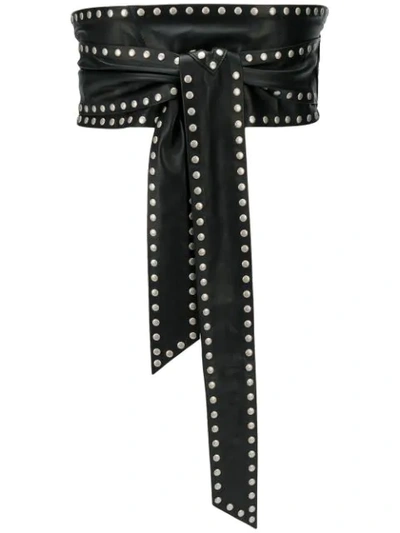 Iro Studded Belt In Black
