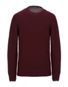 Drumohr Sweaters In Maroon