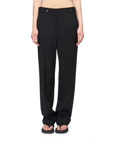 The Row Matea Cashmere Pants In Black