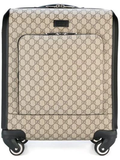 Gucci Gg Supreme Trolley In Neutrals