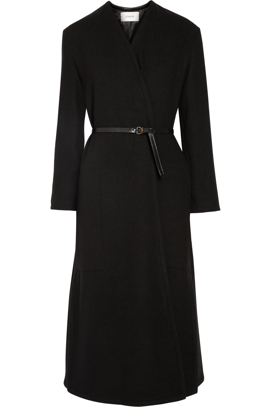 Lemaire Belted Yak Coat | ModeSens