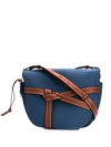 Loewe Gate Shoulder Bag In Blue