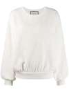 Gucci Oversize Sweatshirt With  Tennis In White