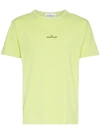 Stone Island Neon Green Cotton T-shirt
