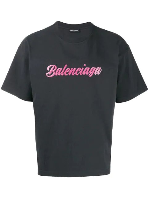 Balenciaga Short-sleeve Normal T-shirt In Black | ModeSens